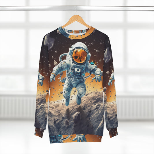 Aventurero Galáctico - Celestial Star Art: Exploración del Espacio Profundo - Sudadera Unisex (AOP)