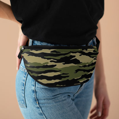 Tiger Stripe Camouflage: Military Style - Fanny Pack