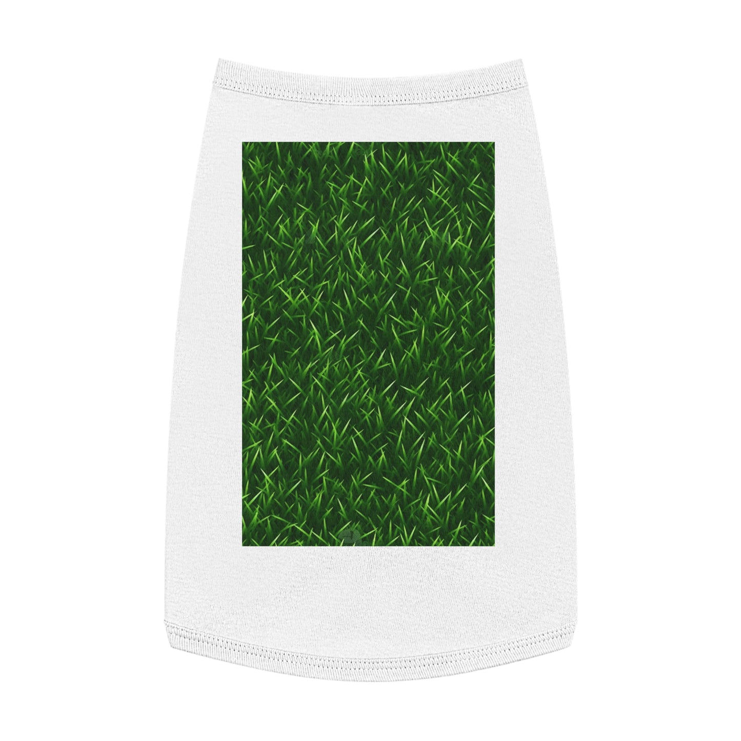 Touch Grass Indoor Style Outdoor Green Artificial Grass Turf - Dog & Pet Tank Top