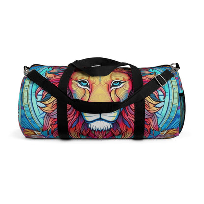 Astrological Leo - Cosmic Zodiac Constellation, Lion Symbol Art - Duffel Bag