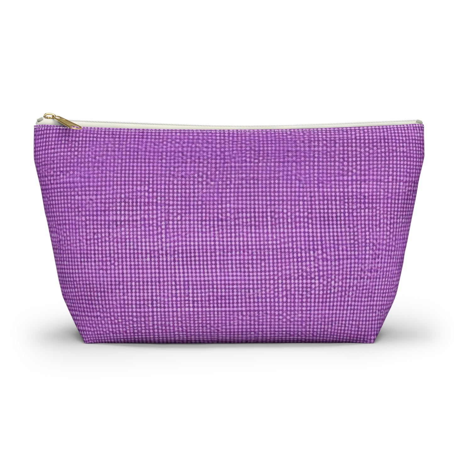 Hyper Iris Orchid Red: Denim-Inspired, Bold Style - Accessory Pouch w T-bottom