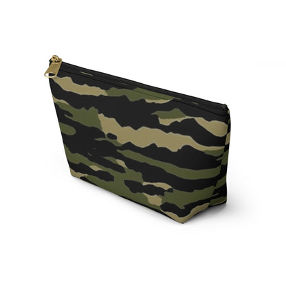 Tiger Stripe Camouflage: Military Style - Accessory Pouch w T-bottom