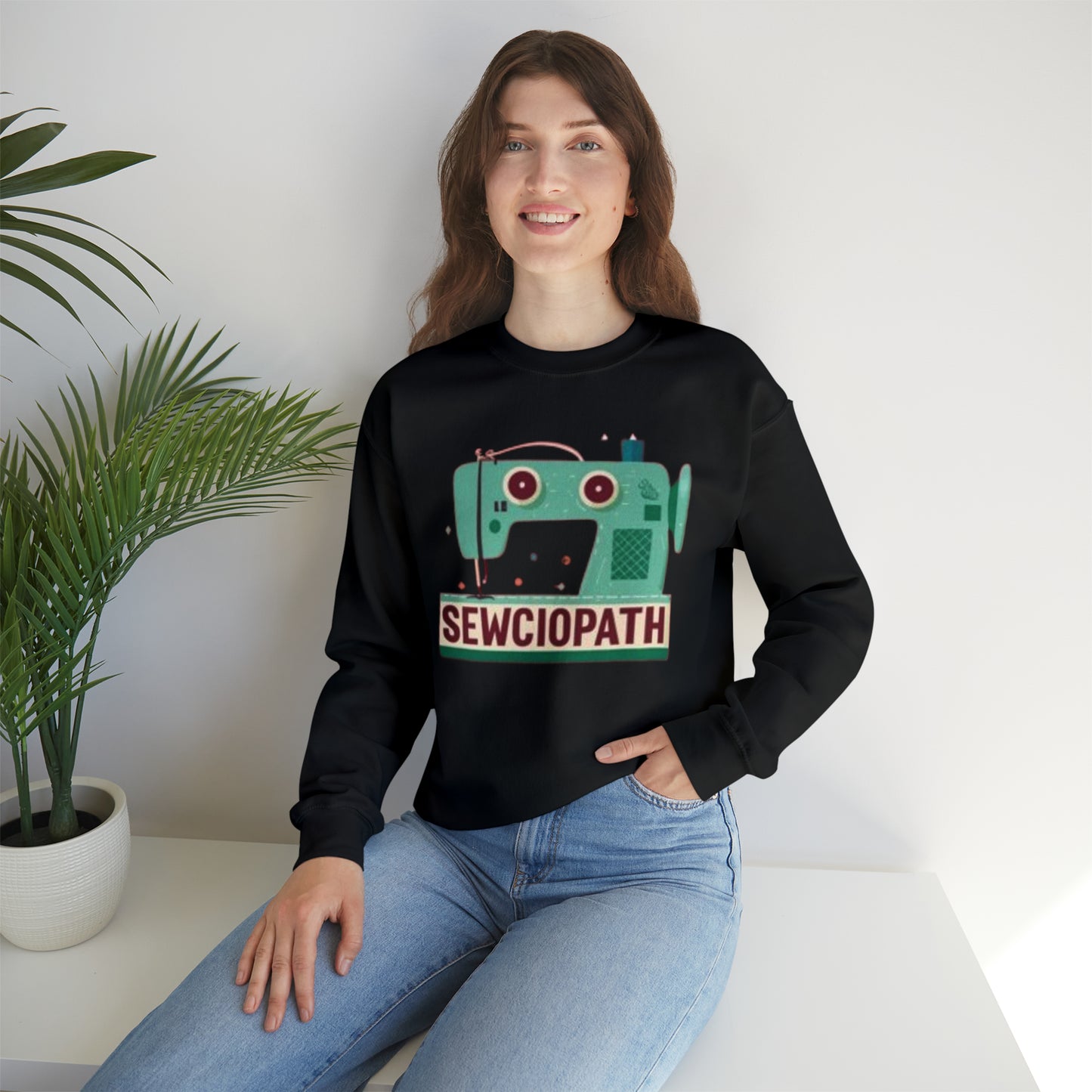 Sewing Sewciopath - Unisex Heavy Blend™ Crewneck Sweatshirt