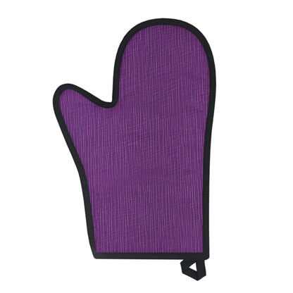 Violet/Plum/Purple: Denim-Inspired Luxurious Fabric - Oven Glove