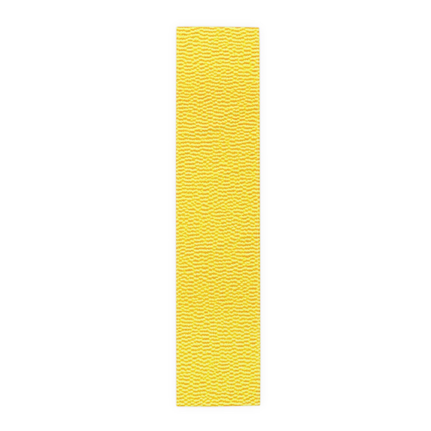 Sunshine Yellow Lemon: Denim-Inspired, Cheerful Fabric - Table Runner (Cotton, Poly)