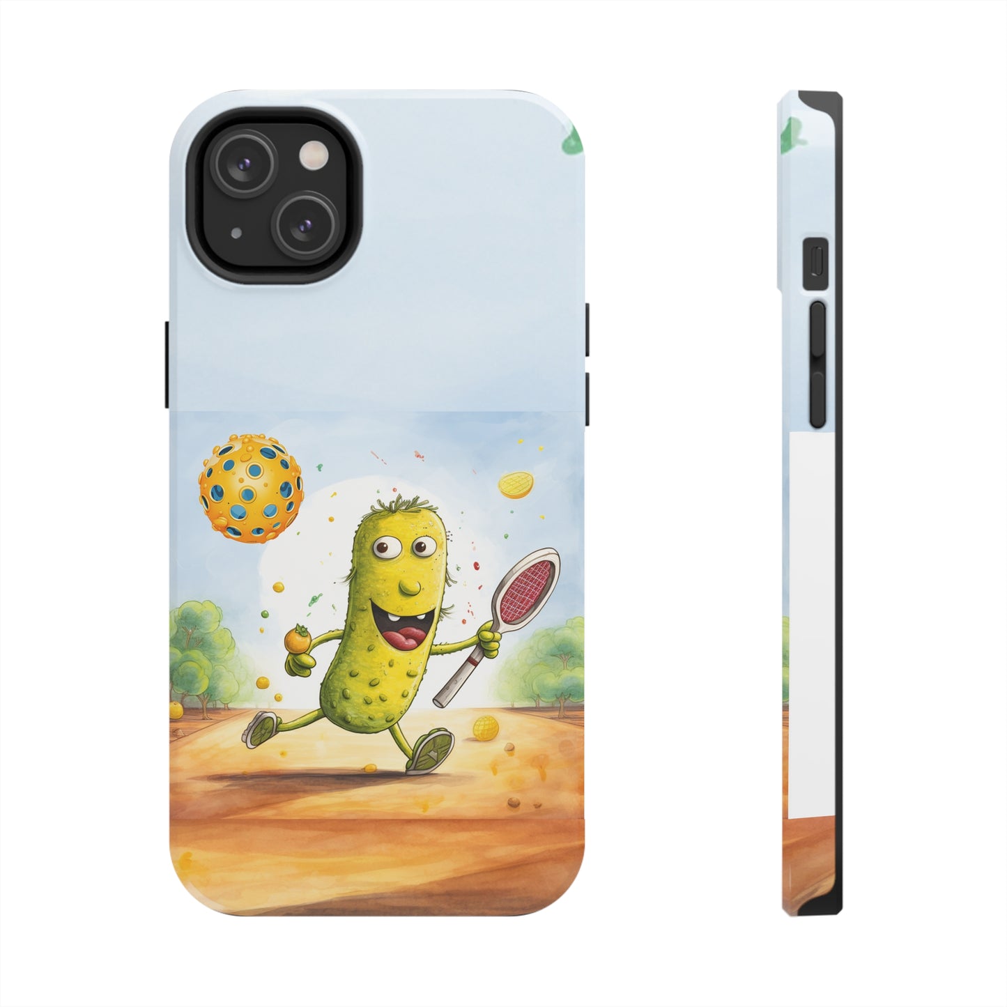 Pickleball Play: Pickle Sport Action Game, Fast Dink Ball - Tough Phone Cases