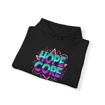 Hopecore レトロギフト、ユニセックス ヘビーブレンド™ フード付きスウェットシャツ