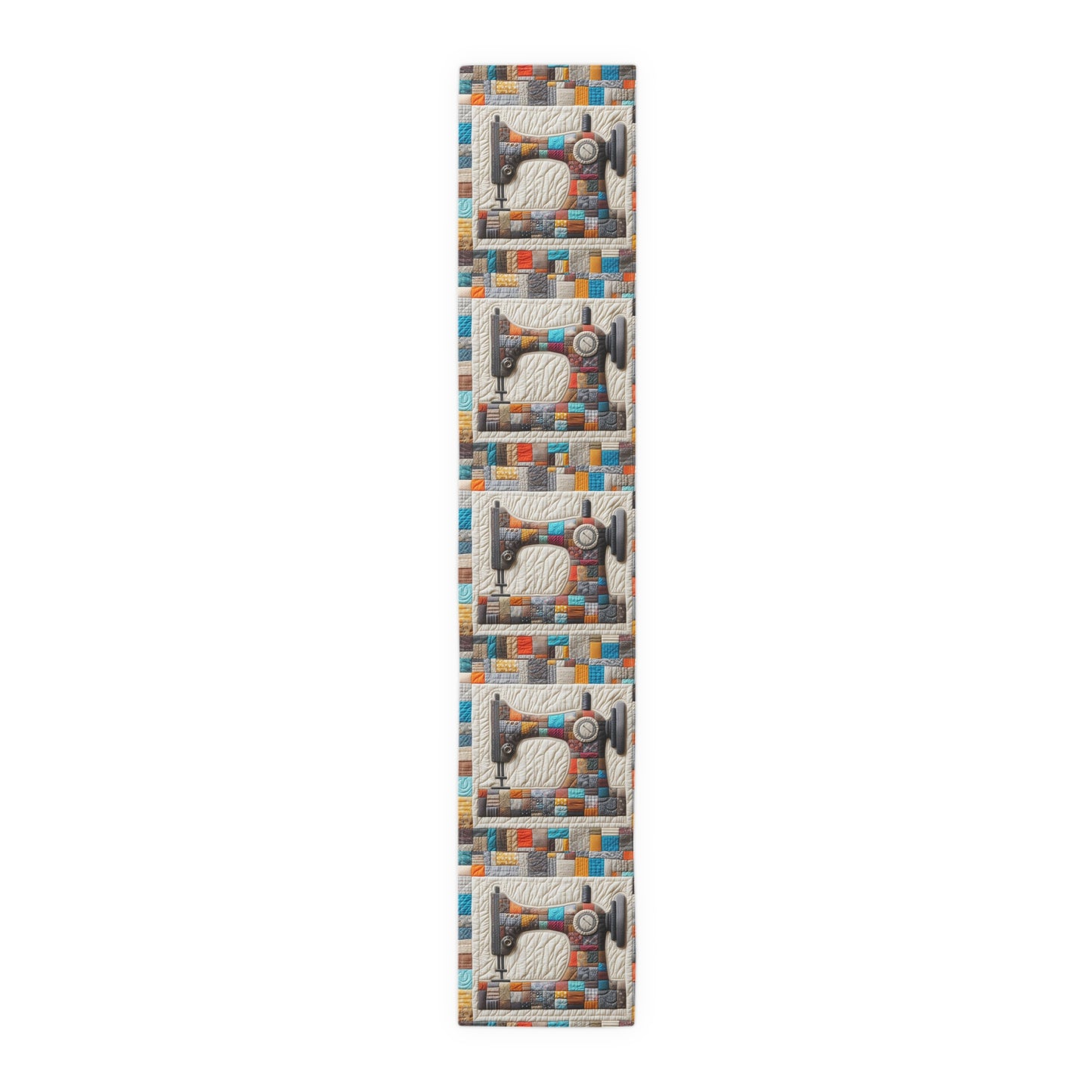 Sewing Machine Quilt Art - Table Runner (Cotton, Poly)