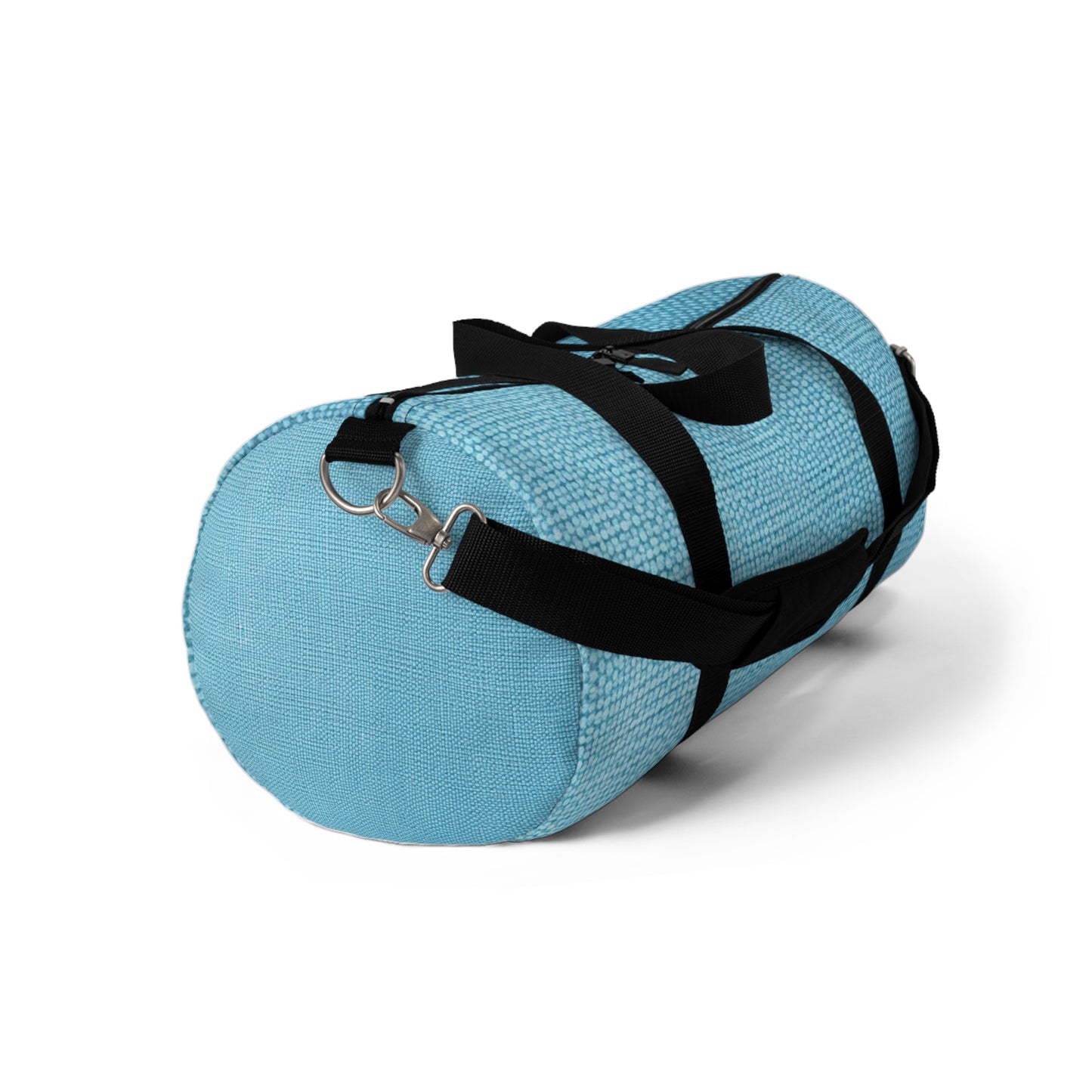 Bright Aqua Teal: Denim-Inspired Refreshing Blue Summer Fabric - vDuffel Bag