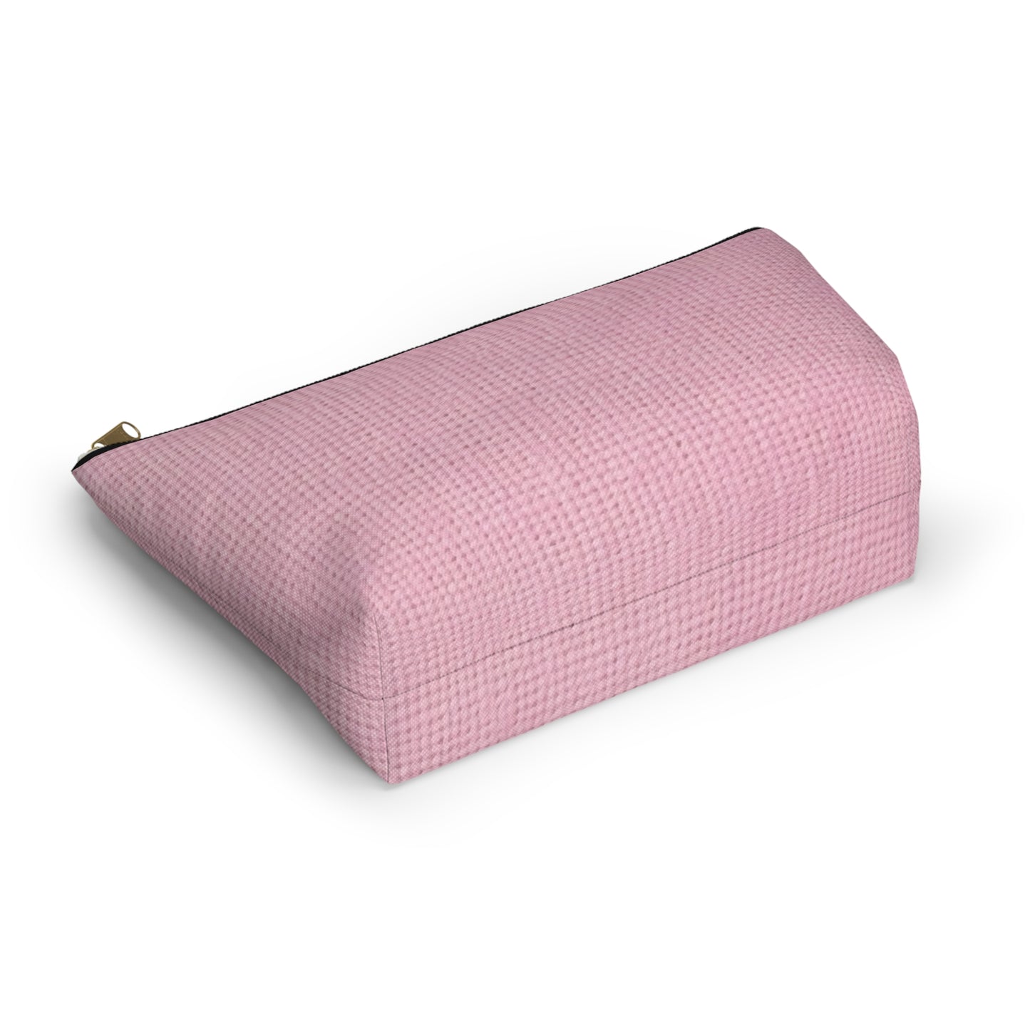 Blushing Garment Dye Pink: Denim-Inspired, Soft-Toned Fabric - Accessory Pouch w T-bottom