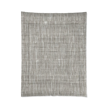 Silver Grey: Denim-Inspired, Contemporary Fabric Design - Comforter