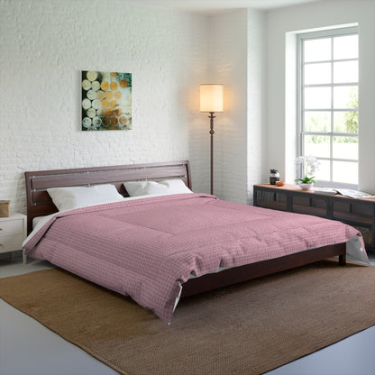 Blushing Garment Dye Pink: Denim-Inspired, Soft-Toned Fabric - Comforter