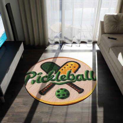 Parche de chenilla Pickleball - Alfombra redonda