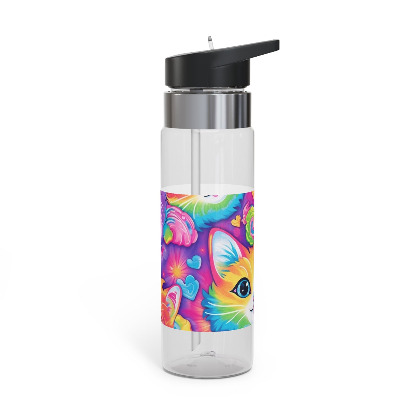 Happy Kitten & Cat Design - Vivid, Colorful & Eye-Catching - Kensington Tritan™ Sport Bottle, 20oz