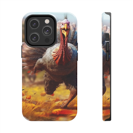 Thanksgiving Trot Turkey Run Athlete Sprint Racer Holiday Feast Dinner - Tough Phone Cases