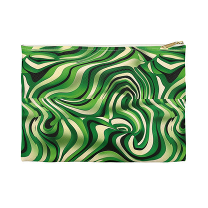 Disco Zebra Green - Accessory Pouch