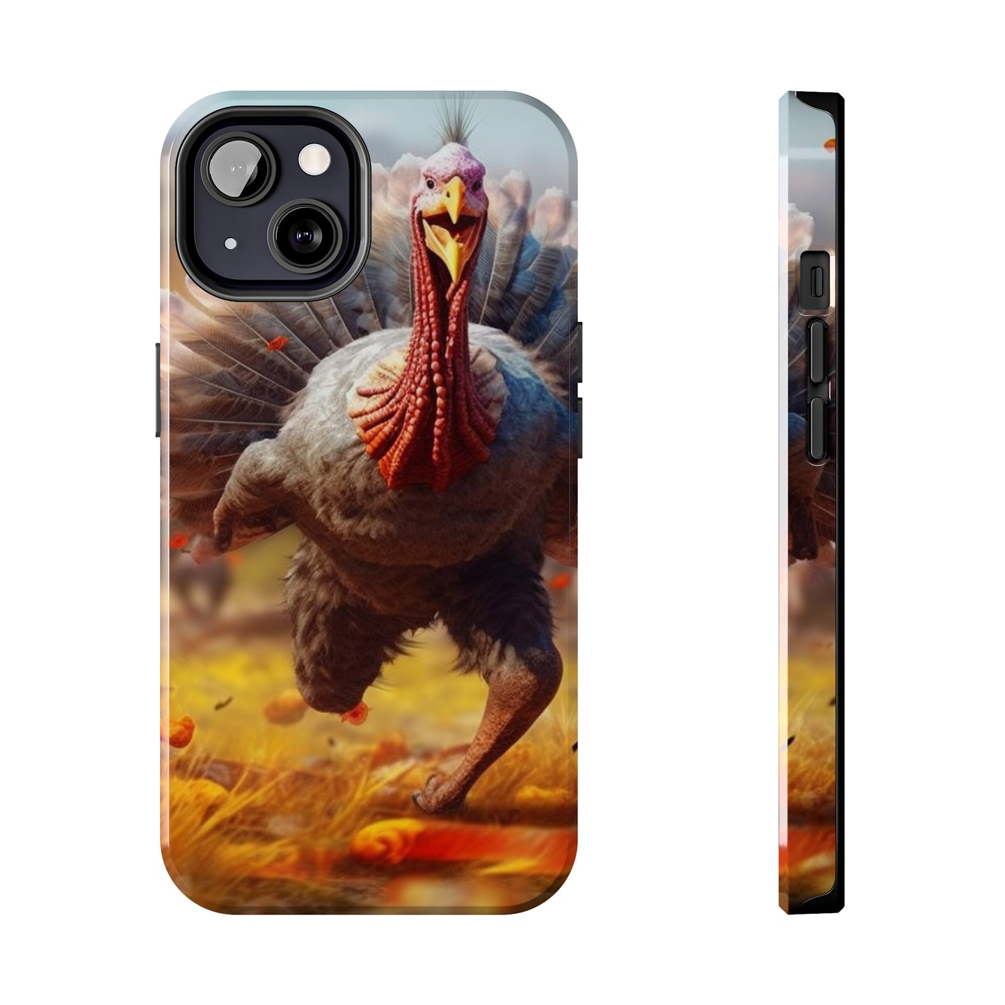 Thanksgiving Trot Turkey Run Athlete Sprint Racer Holiday Feast Dinner - Tough Phone Cases