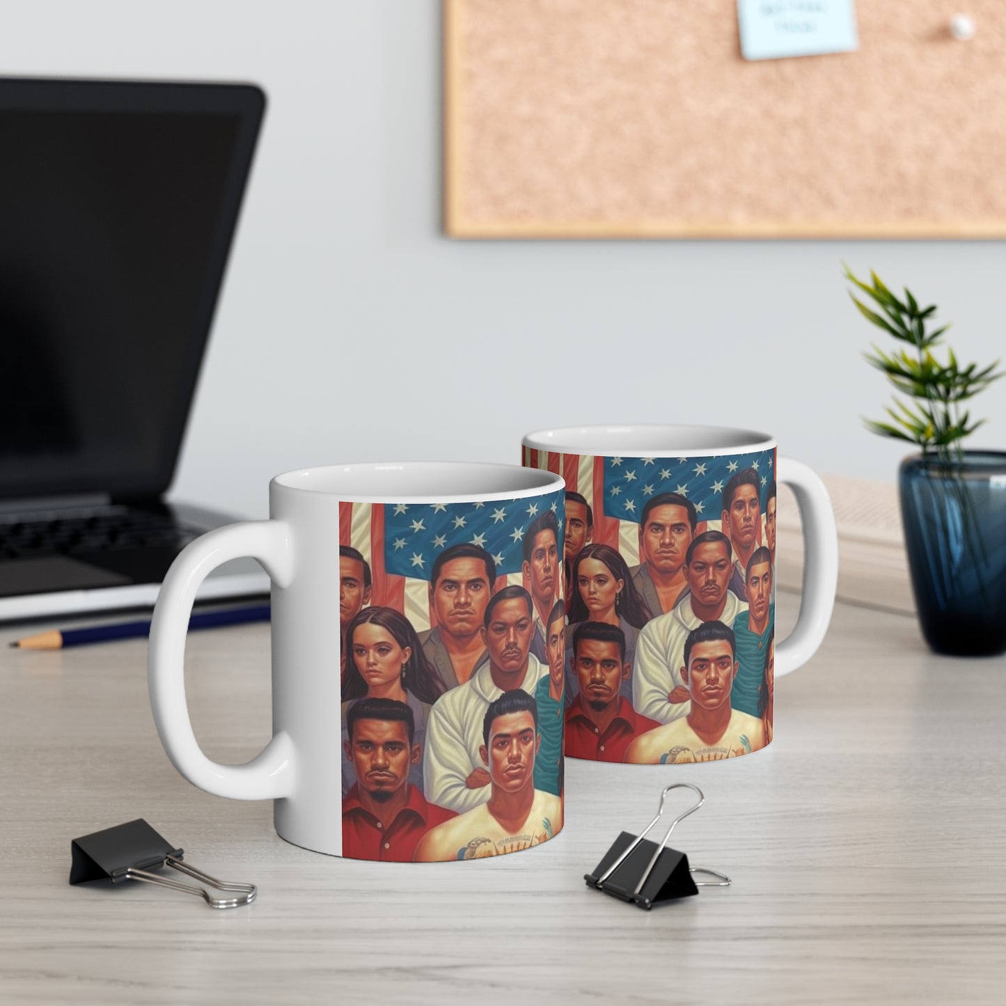 Orgullo Latino - Mes de la Herencia Hispana - Raíces Latinas - Herencia Mexicana - Empoderar a las Latinas - Celebrar la Unidad Hispana - Taza de Cerámica 11oz