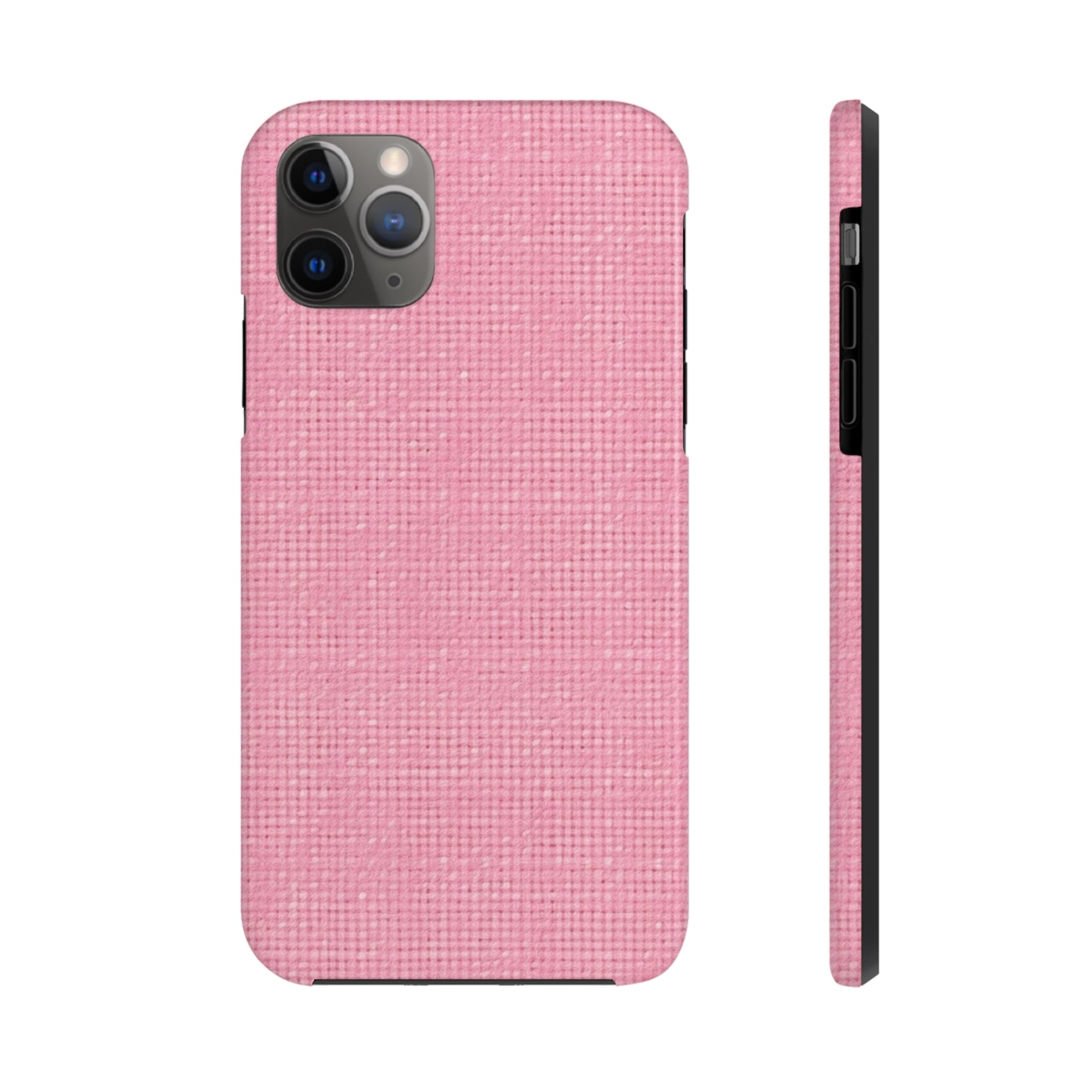 Pastel Rose Pink: Denim-Inspired, Refreshing Fabric Design - Tough Phone Cases