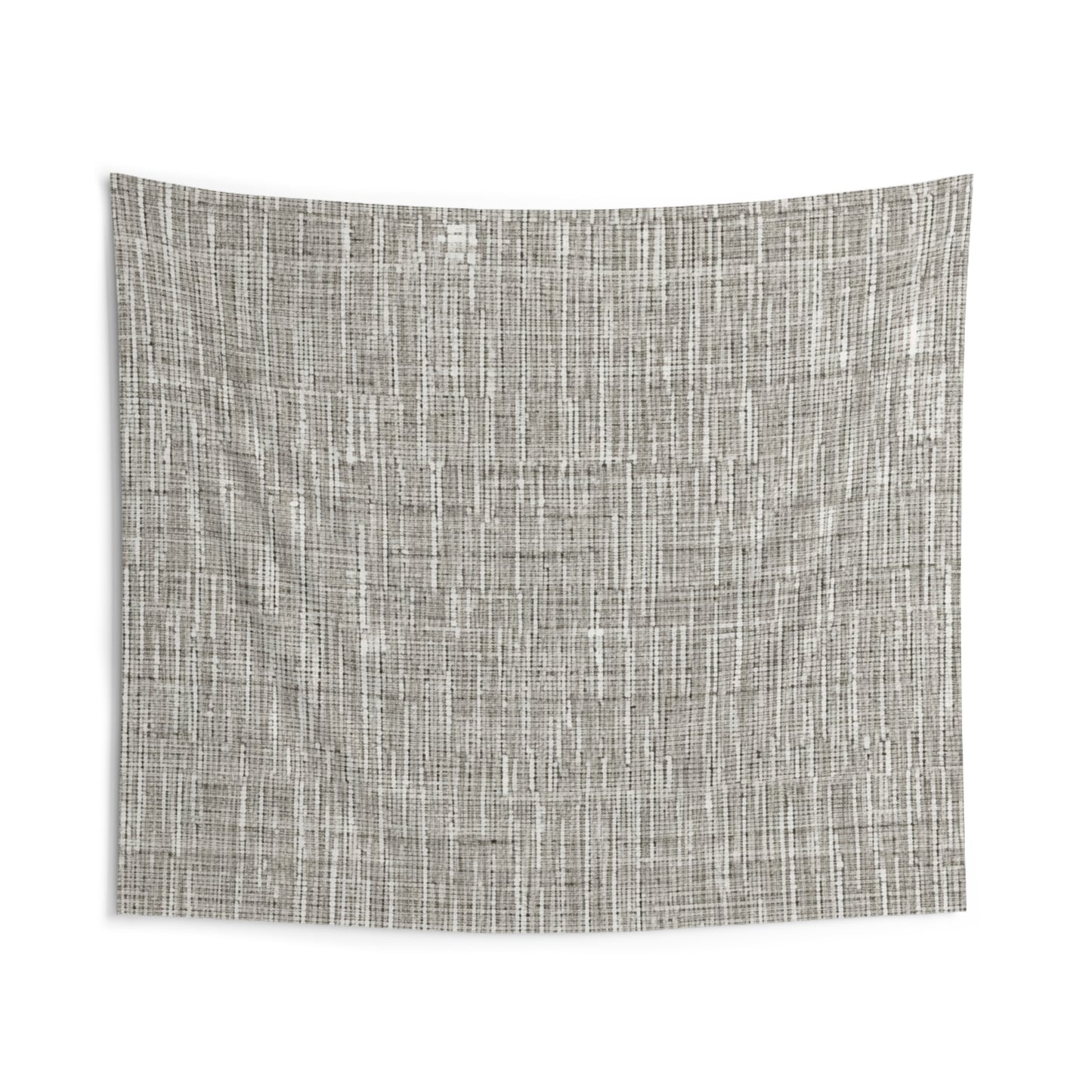 Silver Grey: Denim-Inspired, Contemporary Fabric Design - Indoor Wall Tapestries