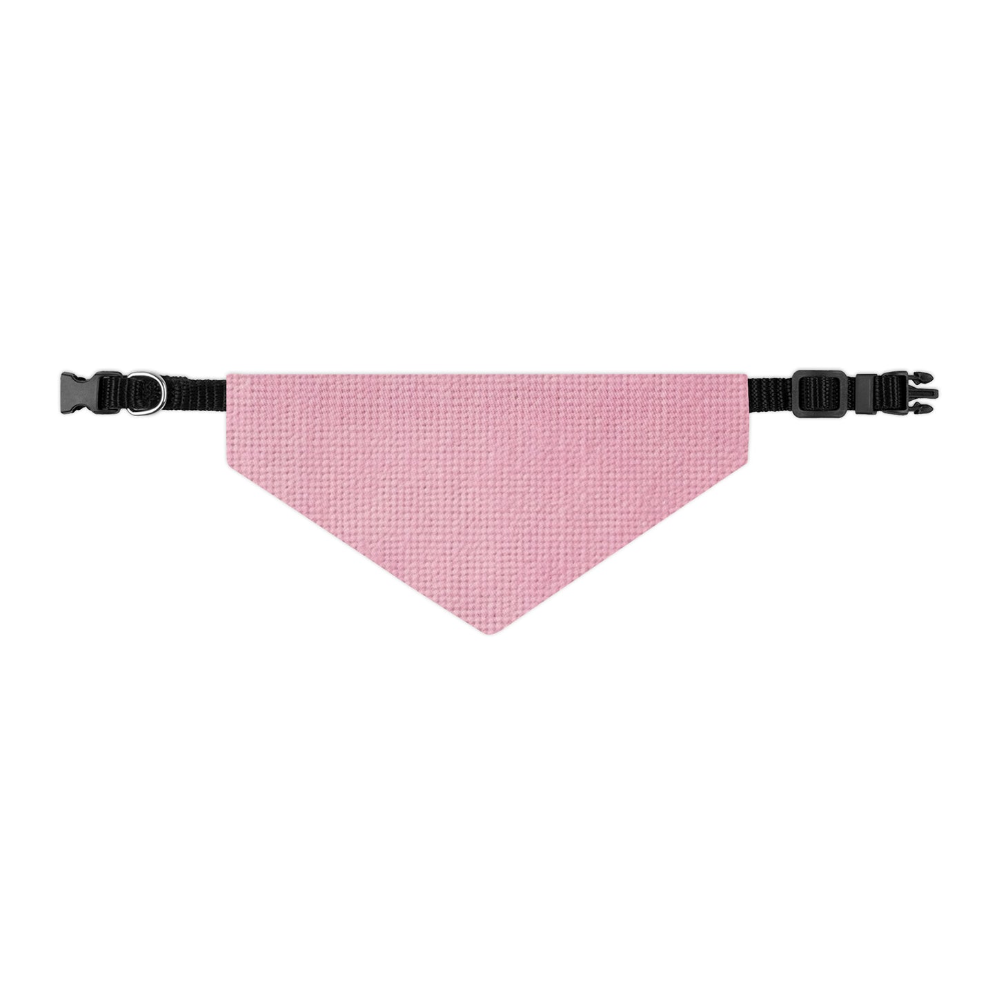 Blushing Garment Dye Pink: Denim-Inspired, Soft-Toned Fabric - Pet Bandana Collar