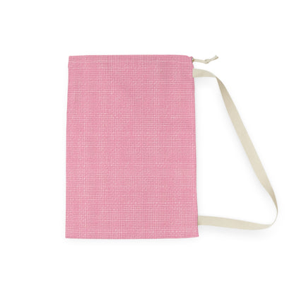 Pastel Rose Pink: Denim-Inspired, Refreshing Fabric Design - Laundry Bag