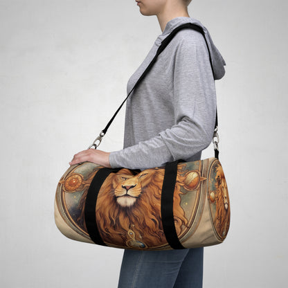 Astrological Leo Sign Vibrant Celestial Cosmic Zodiac - Duffel Bag