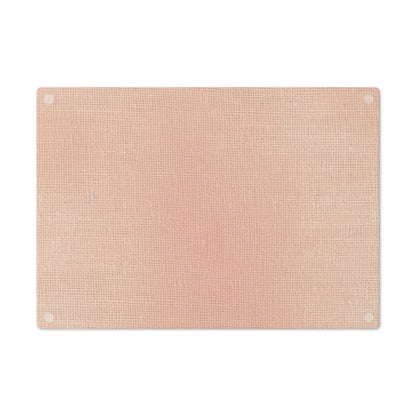 Soft Pink-Orange Peach: Denim-Inspired, Lush Fabric - Cutting Board