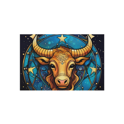 Taurus Constellation Zodiac Sign Astrology Cosmic Art - Outdoor Rug