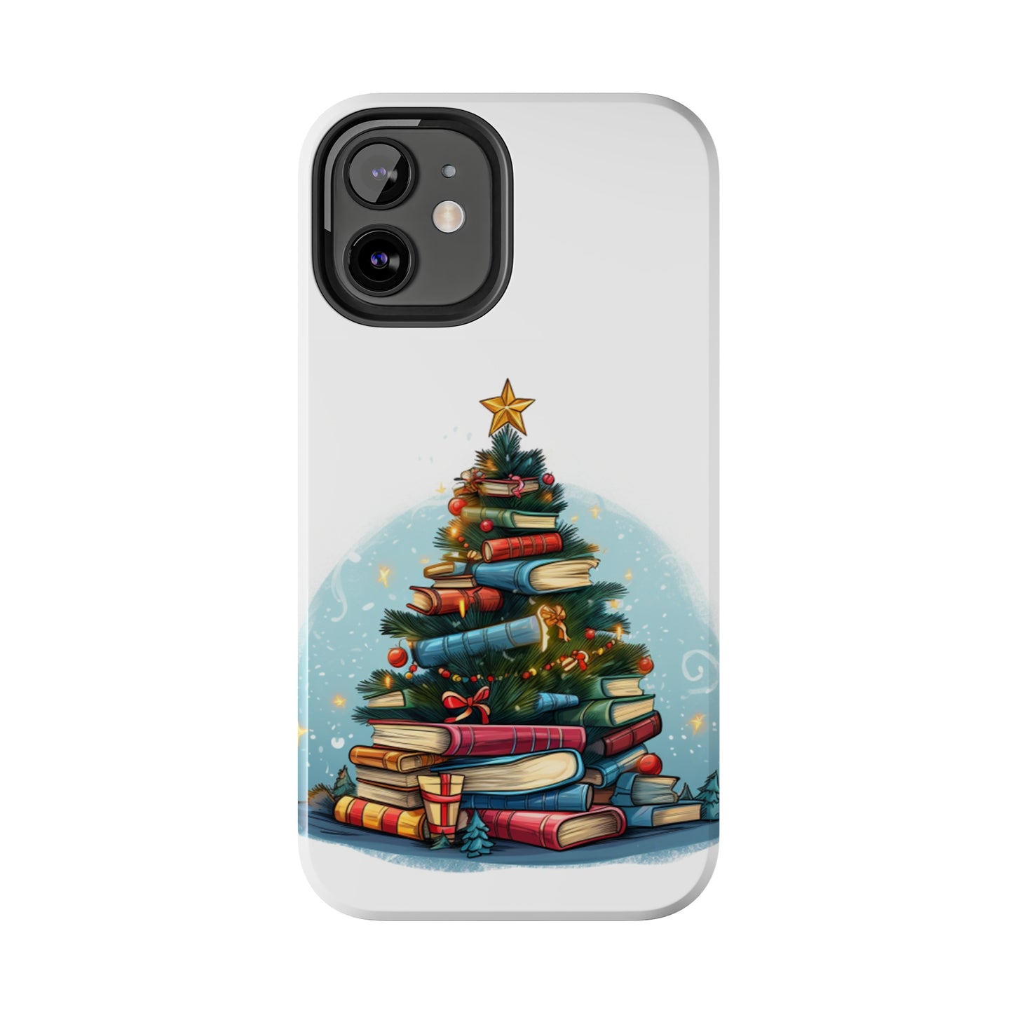 Book Lover Christmas Tree, Gift For Readers - Tough Phone Cases