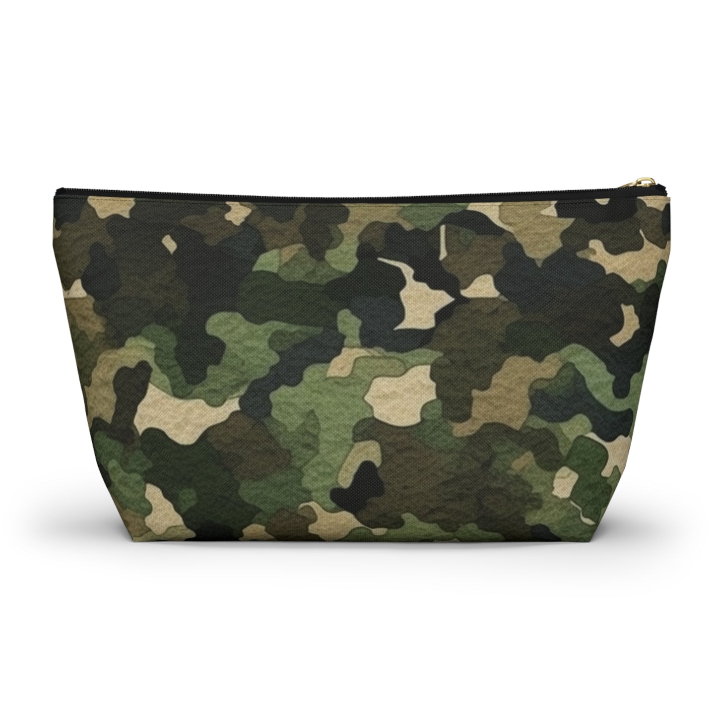 Classic Camo | Camouflage Wrap | Traditional Camo - Accessory Pouch w T-bottom