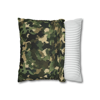 Classic Camo | Camouflage Wrap | Traditional Camo - Spun Polyester Square Pillow Case