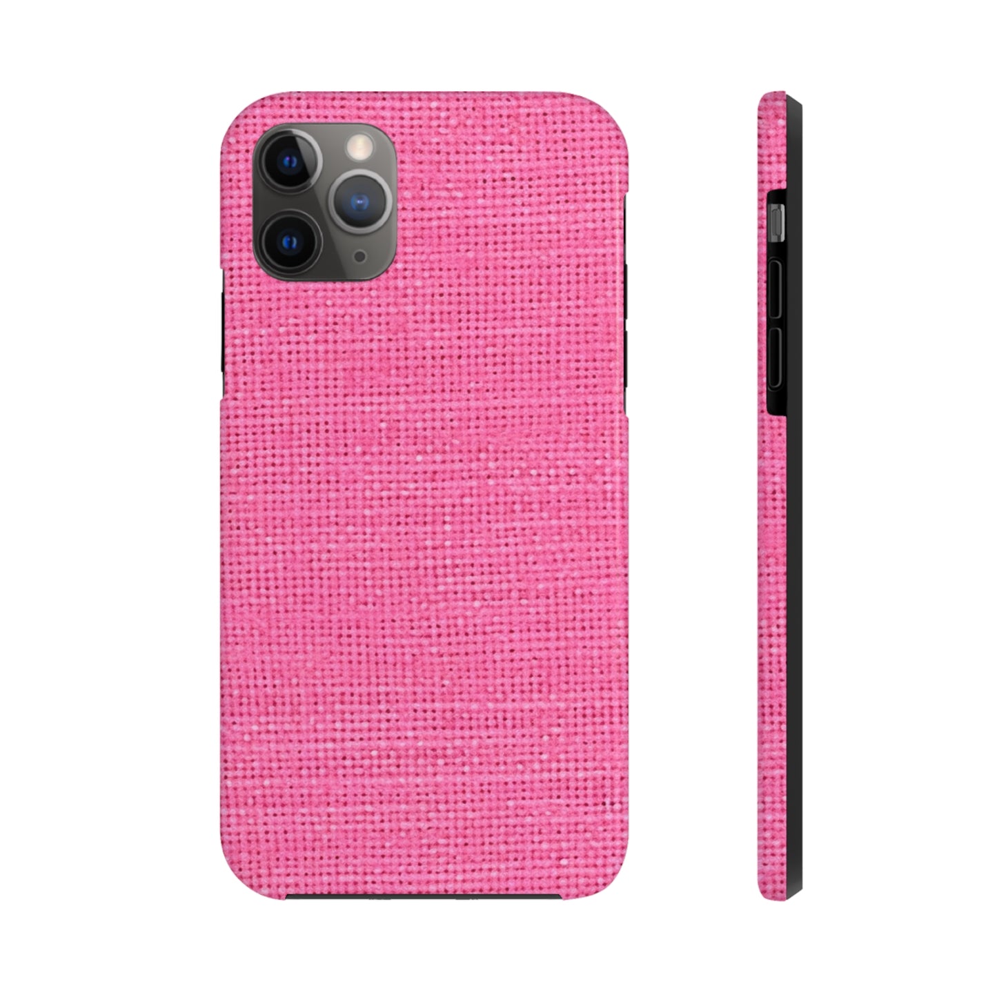 Doll-Like Pink Denim Designer Fabric Style - Tough Phone Cases