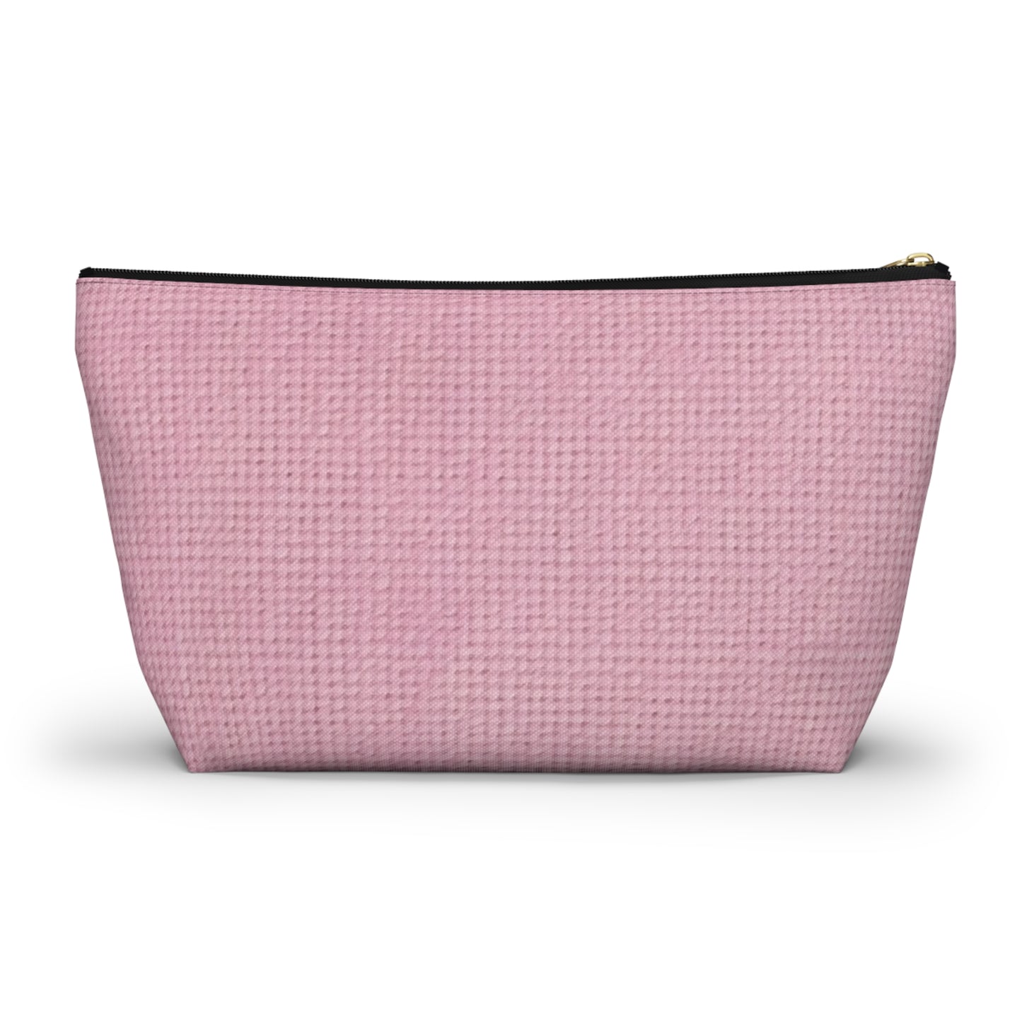 Blushing Garment Dye Pink: Denim-Inspired, Soft-Toned Fabric - Accessory Pouch w T-bottom