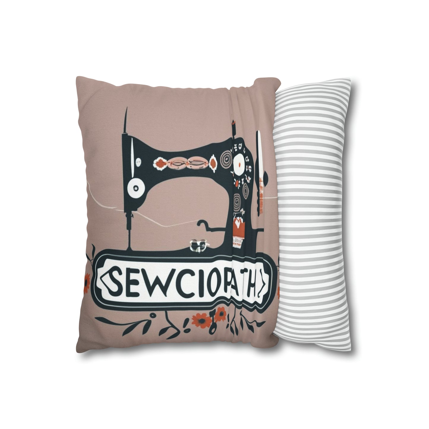 Sewciopath Sewing - Spun Polyester Square Pillow Case