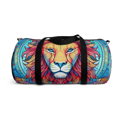 Astrological Leo - Cosmic Zodiac Constellation, Lion Symbol Art - Duffel Bag