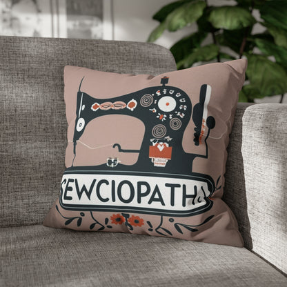 Sewciopath Sewing - Spun Polyester Square Pillow Case