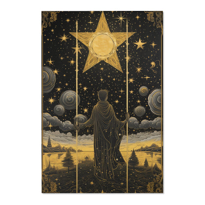 The Star Tarot Card - Symbol of Faith and Optimism - Area Rugs