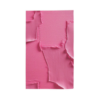 Distressed Neon Pink: Edgy, Ripped Denim-Inspired Doll Fabric - Dobby Rug