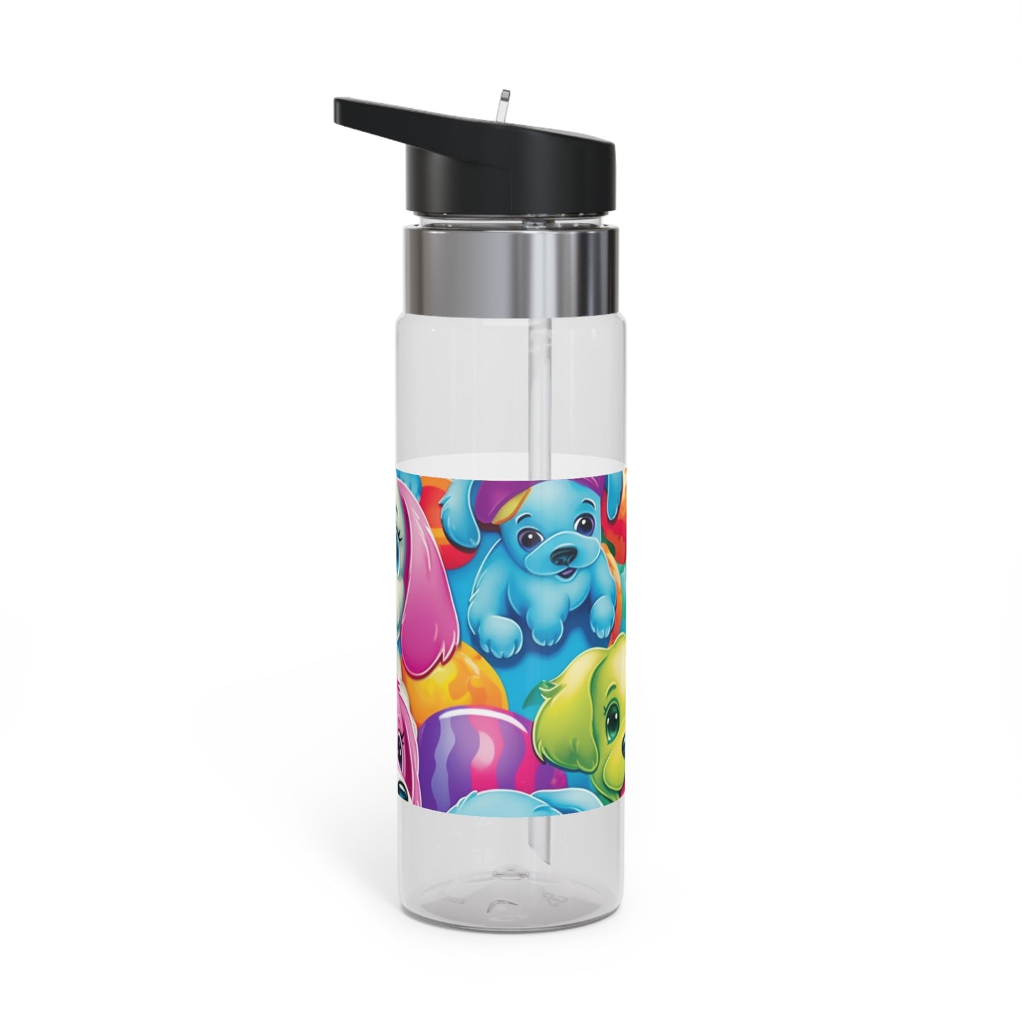 Happy Puppy & Dog Design - Vivid and Eye-Catching - Kensington Tritan™ Sport Bottle, 20oz