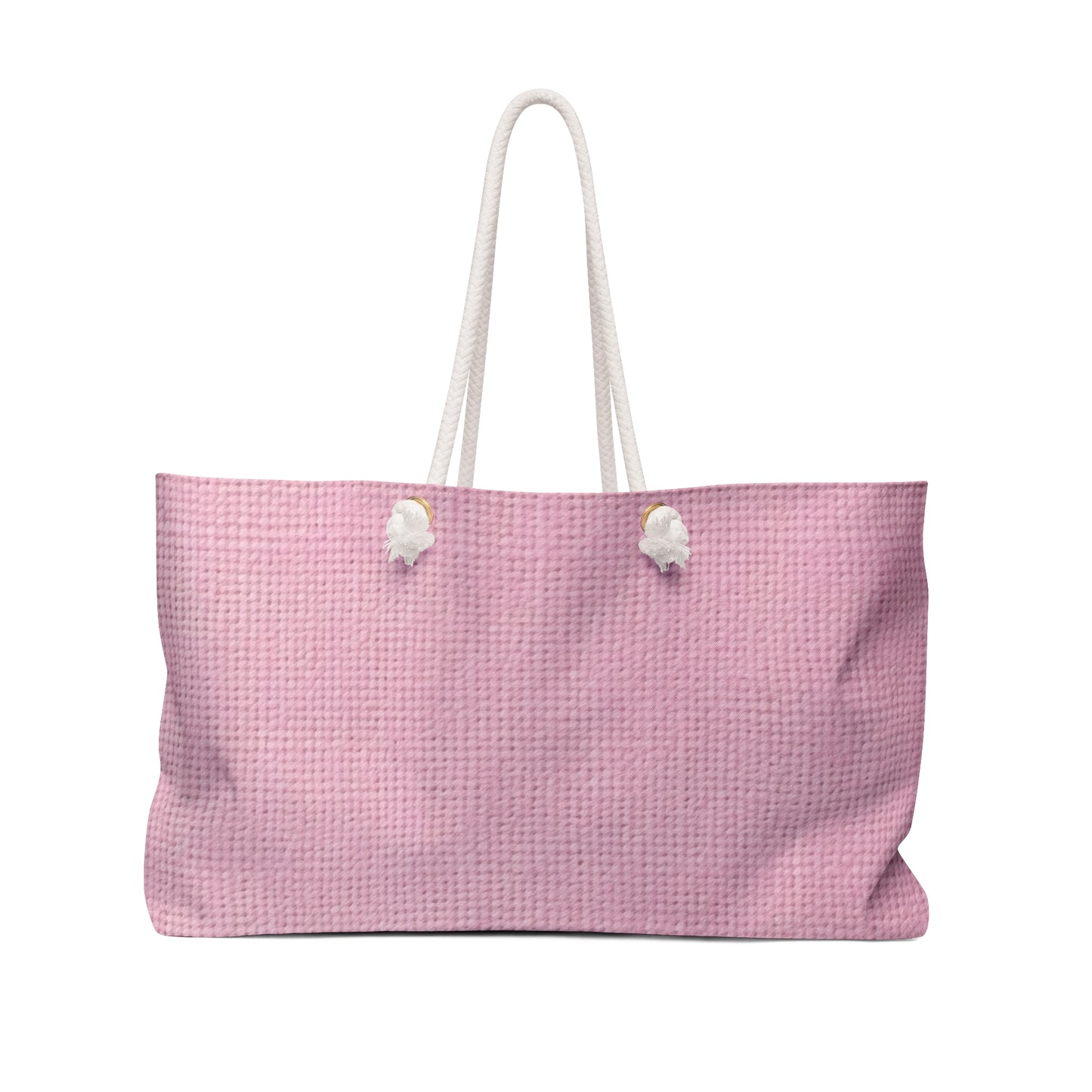 Blushing Garment Dye Pink: Denim-Inspired, Soft-Toned Fabric - Weekender Bag