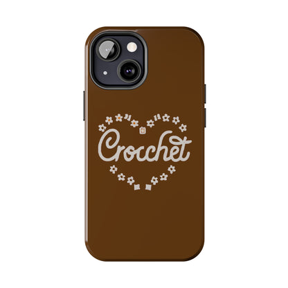 Crochet Heart Hobby Passion Gift Love Design - Tough Phone Cases