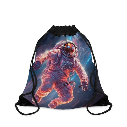 Astronaut Outer Space - Galaxy Starfield Art - Drawstring Bag