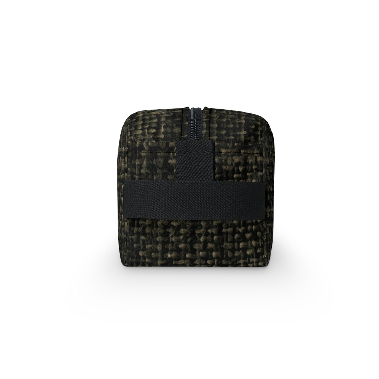 Sophisticated Seamless Texture - Black Denim-Inspired Fabric - Toiletry Bag