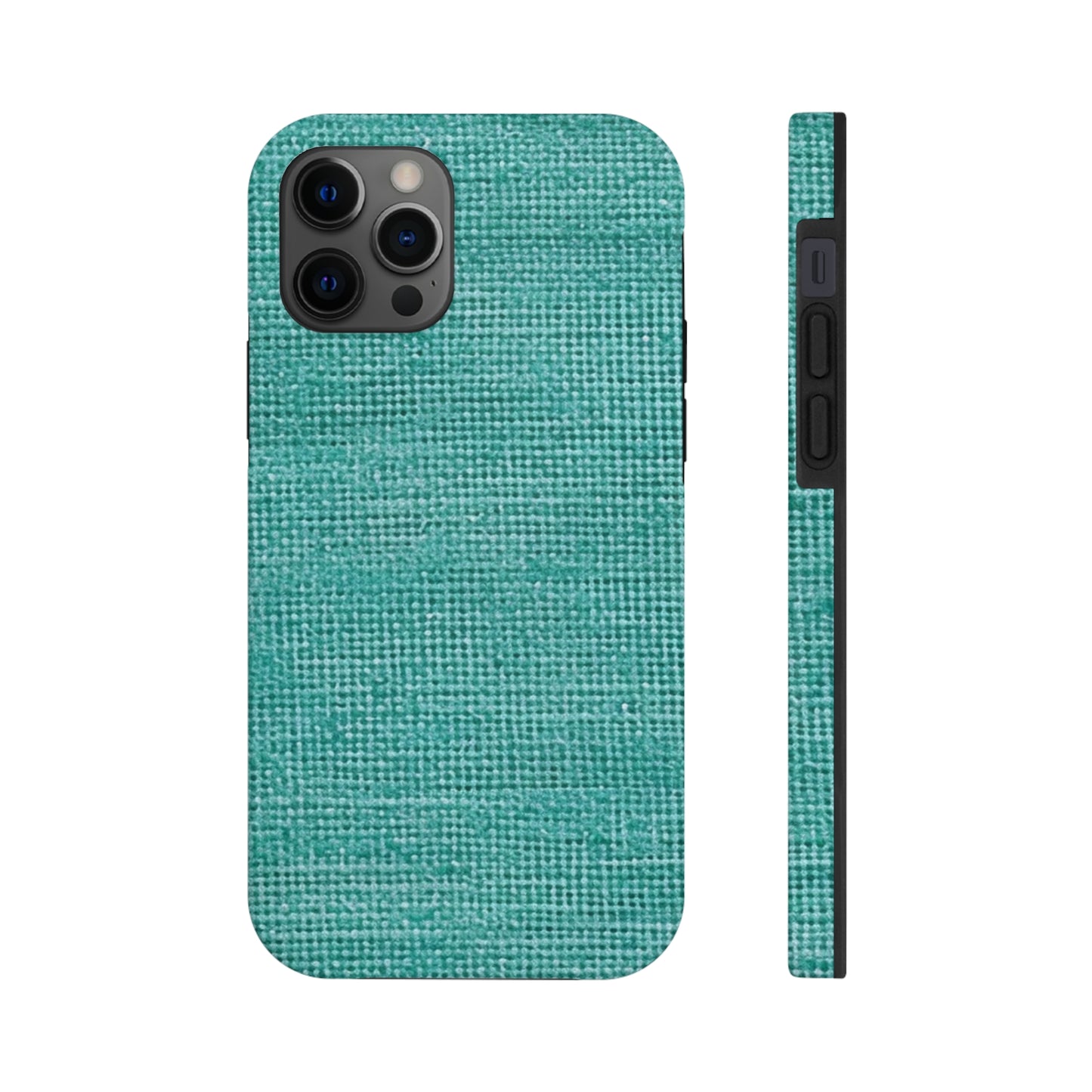 Quality Mint Turquoise Denim Fabric Deisgn, Stylish Material - Tough Phone Cases