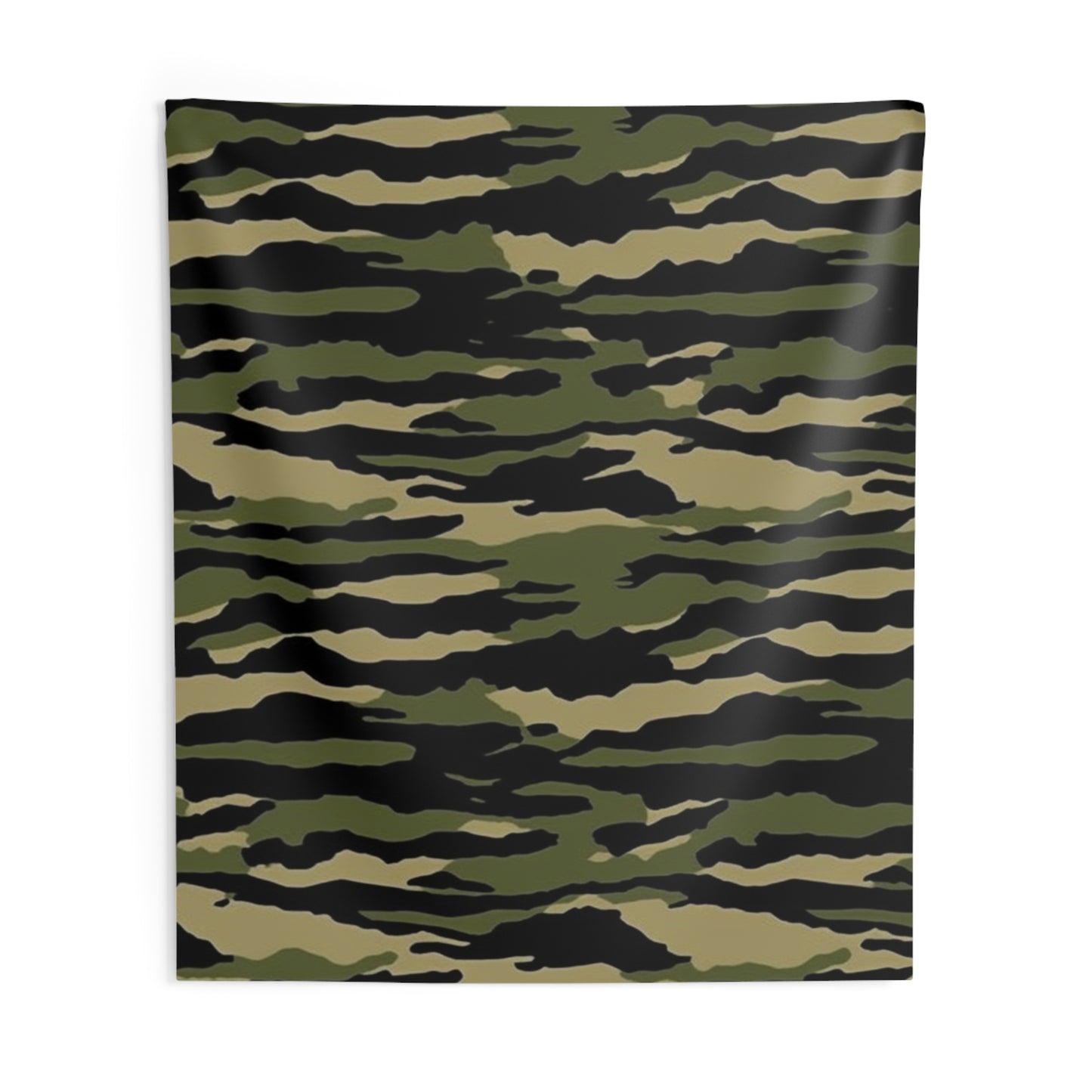 Tiger Stripe Camouflage: Military Style - Indoor Wall Tapestries