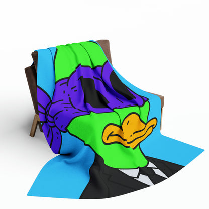 Alien Visitor 751 Galactic Space Arctic Fleece Blanket