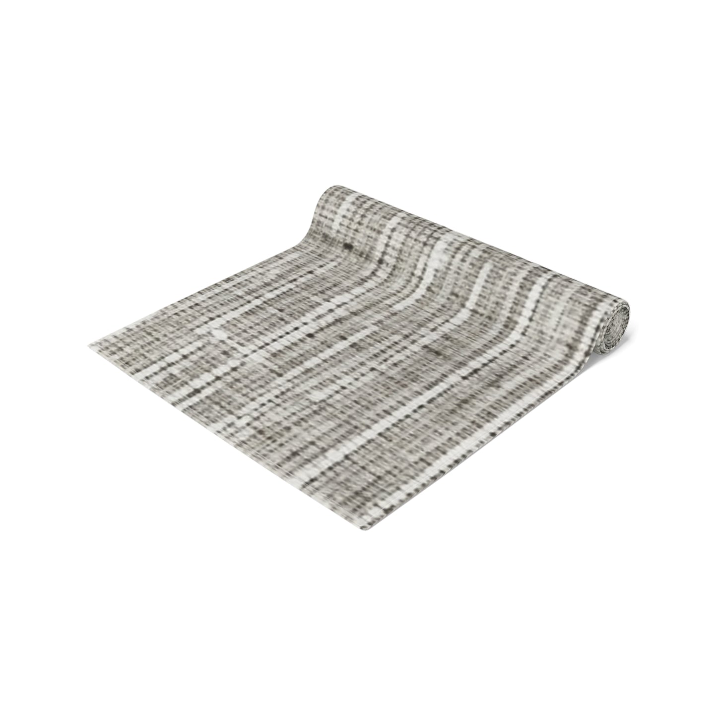 Silver Grey: Denim-Inspired, Contemporary Fabric Design - Table Runner (Cotton, Poly)