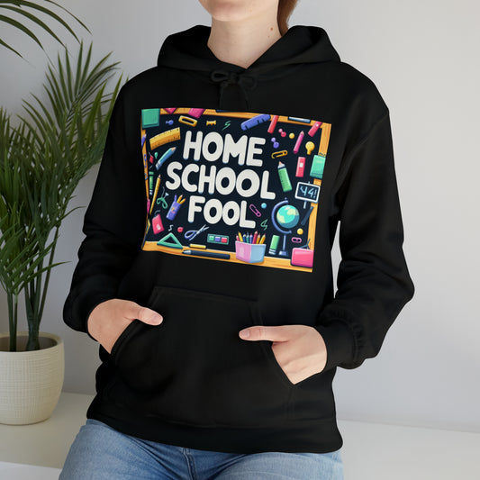 Home School Cool - Classroom Essentials, Playful Learning Tools and Supplies, Fun Educational - Unisex Heavy Blend™ Hooded Sweatshirt