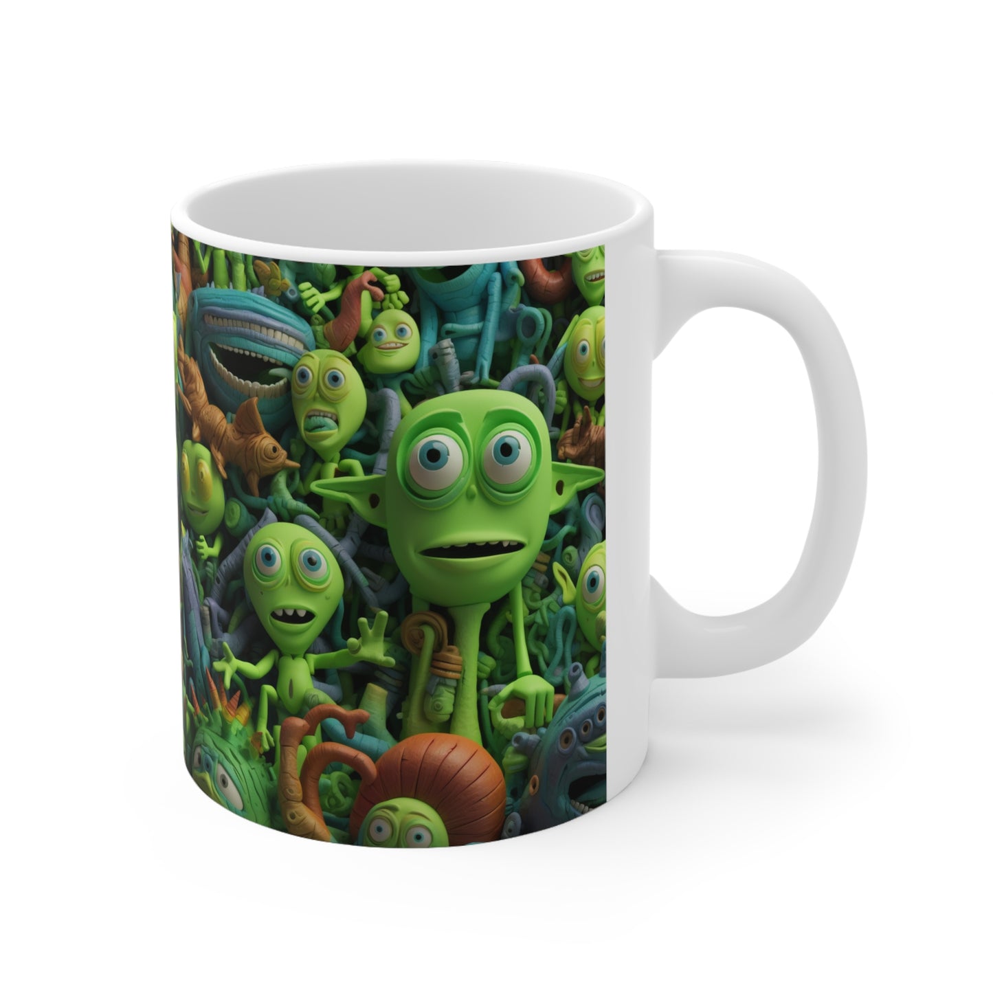 Toy Alien Story Space Character Galactic UFO Anime Cartoon - Taza de cerámica 11oz